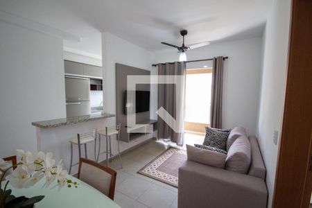 Sala de apartamento para alugar com 1 quarto, 50m² em Nova Aliança, Ribeirão Preto