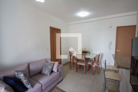 Sala de apartamento para alugar com 1 quarto, 50m² em Nova Aliança, Ribeirão Preto
