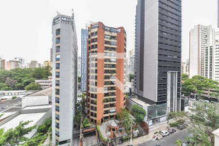 Quarto- Vista de apartamento à venda com 1 quarto, 38m² em Cidade Monções, São Paulo