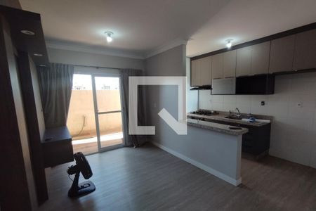 Sala de apartamento para alugar com 2 quartos, 49m² em Distrito de Bonfim Paulista, Ribeirão Preto