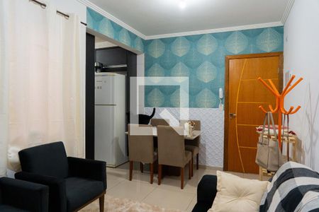 Sala de apartamento para alugar com 2 quartos, 42m² em Vila Pires, Santo André