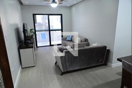 sala de apartamento para alugar com 2 quartos, 95m² em Boqueirão, Praia Grande