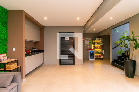 Área comum de kitnet/studio para alugar com 1 quarto, 25m² em Quinta da Paineira, São Paulo
