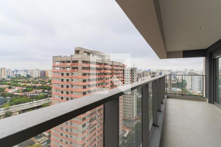 Varanda da Sala de apartamento à venda com 3 quartos, 125m² em Campo Belo, São Paulo