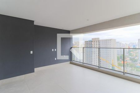 Varanda da Sala de apartamento à venda com 3 quartos, 125m² em Campo Belo, São Paulo