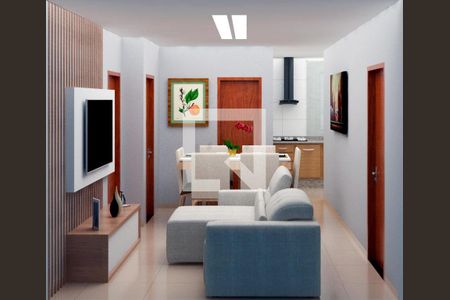 Apartamento à venda com 3 quartos, 77m² em Xangri-la, Contagem