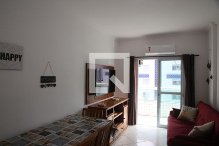 Sala de apartamento para alugar com 2 quartos, 65m² em Cidade Ocian, Praia Grande