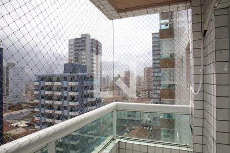 Varanda da Sala de apartamento para alugar com 2 quartos, 65m² em Cidade Ocian, Praia Grande