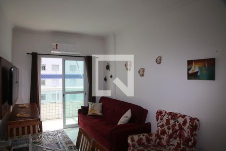 Sala de apartamento para alugar com 2 quartos, 65m² em Cidade Ocian, Praia Grande