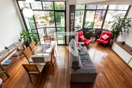 Apartamento para alugar com 90m², 1 quarto e 2 vagasSala