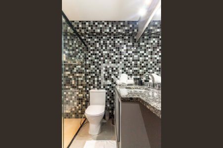 Apartamento para alugar com 90m², 1 quarto e 2 vagasMezanino - Banheiro