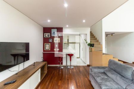 Apartamento para alugar com 90m², 1 quarto e 2 vagasSala