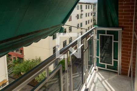 Varanda da Sala de apartamento à venda com 2 quartos, 52m² em Taquara, Rio de Janeiro