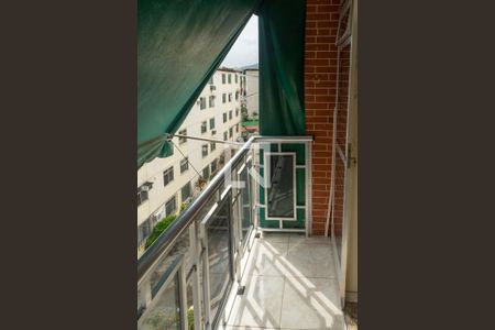 Varanda da Sala de apartamento à venda com 2 quartos, 52m² em Taquara, Rio de Janeiro
