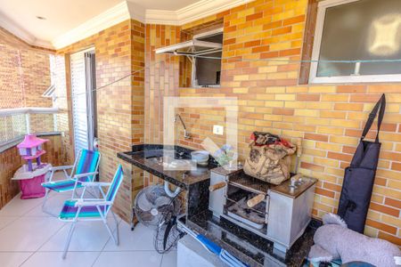 Churasqueira de apartamento para alugar com 1 quarto, 82m² em Canto do Forte, Praia Grande