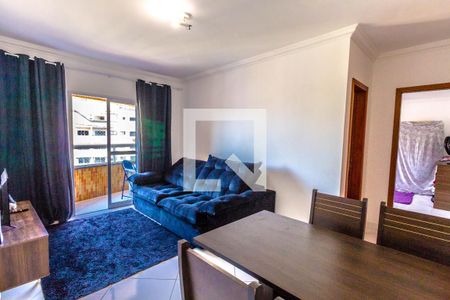 Sala de apartamento para alugar com 1 quarto, 82m² em Canto do Forte, Praia Grande