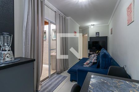 Sala de apartamento à venda com 2 quartos, 43m² em Jardim do Estádio, Santo André