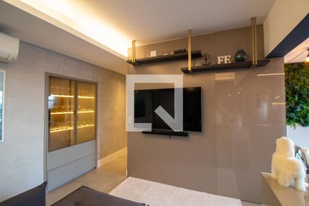Sala de apartamento à venda com 2 quartos, 70m² em Brooklin, São Paulo