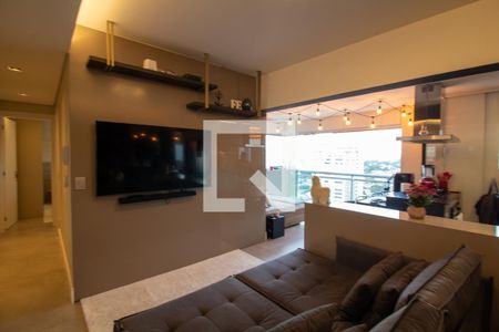 Sala de apartamento para alugar com 2 quartos, 70m² em Brooklin, São Paulo
