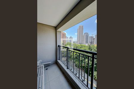 Varanda do Studio de kitnet/studio para alugar com 1 quarto, 28m² em Jardim Vila Mariana, São Paulo