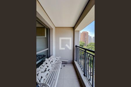 Varanda do Studio de kitnet/studio para alugar com 1 quarto, 28m² em Jardim Vila Mariana, São Paulo