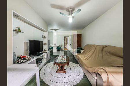 Sala de apartamento para alugar com 3 quartos, 120m² em Barra Funda, Guarujá