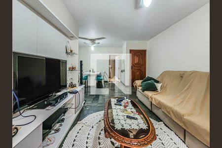 Sala de apartamento para alugar com 3 quartos, 120m² em Barra Funda, Guarujá