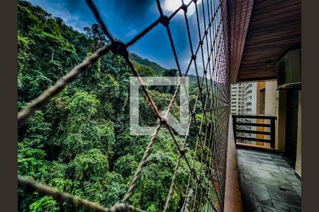 Vista da Sacada de apartamento para alugar com 3 quartos, 120m² em Barra Funda, Guarujá