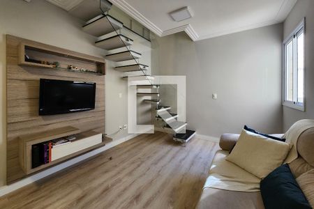 Sala de Tv/Estar de apartamento à venda com 3 quartos, 170m² em Nova Gerty, São Caetano do Sul