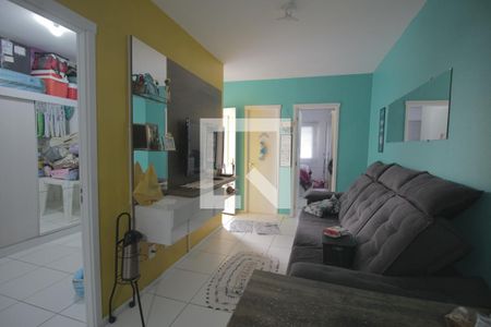 Sala de casa de condomínio para alugar com 3 quartos, 96m² em São José, Canoas