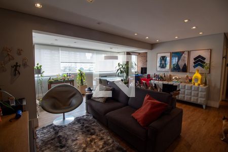 Sala de apartamento para alugar com 3 quartos, 125m² em Brooklin Paulista, São Paulo