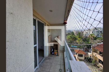 Varanda da sala de apartamento para alugar com 2 quartos, 60m² em Pechincha, Rio de Janeiro