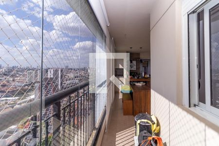 Varanda gourmet de apartamento à venda com 3 quartos, 121m² em Vila Prudente, São Paulo