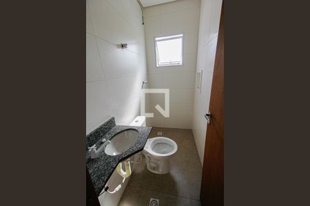 Banheiro da Suíte de apartamento à venda com 2 quartos, 88m² em Vila Camilopolis, Santo André
