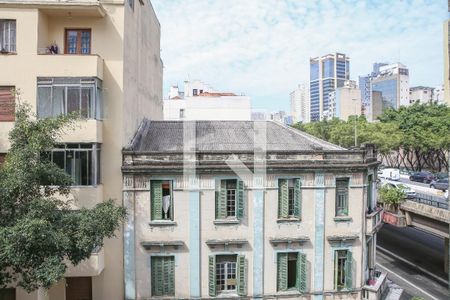 Vista da Sacada de apartamento à venda com 1 quarto, 51m² em Santa Cecilia, São Paulo