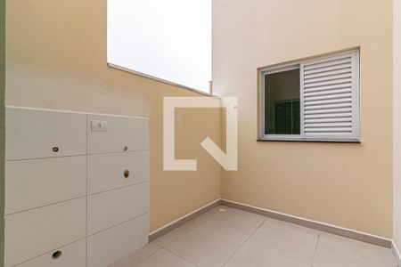 Área de Serviço de apartamento para alugar com 3 quartos, 65m² em Vila Homero Thon, Santo André