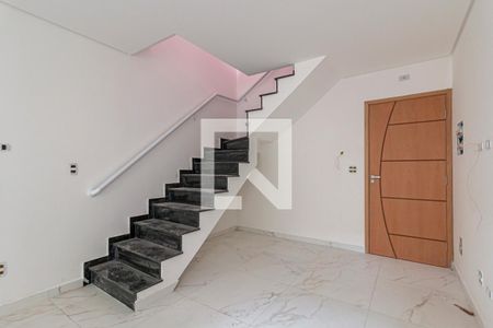 Sala de apartamento à venda com 2 quartos, 110m² em Vila Homero Thon, Santo André