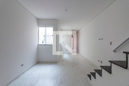 Sala de apartamento à venda com 2 quartos, 110m² em Vila Homero Thon, Santo André