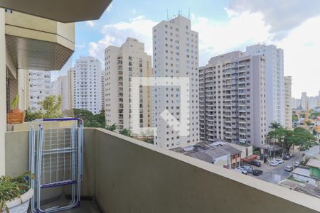 Varanda da Sala de apartamento à venda com 3 quartos, 178m² em Brooklin Paulista, São Paulo