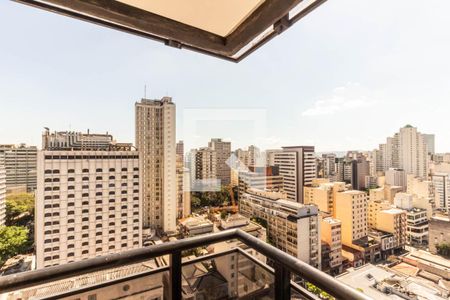Sala - Varanda de apartamento para alugar com 1 quarto, 48m² em Consolação, São Paulo
