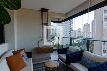 Varanda de apartamento para alugar com 2 quartos, 102m² em Campo Belo, São Paulo