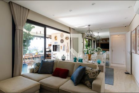Sala de apartamento para alugar com 2 quartos, 102m² em Campo Belo, São Paulo