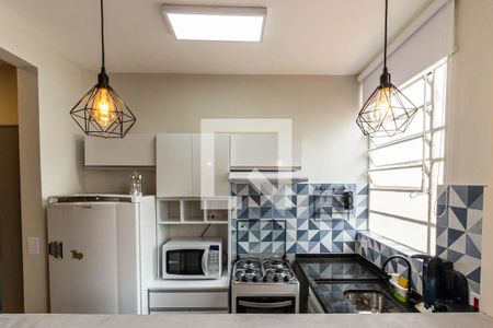 Studio para alugar com 30m², 1 quarto e sem vaga Studio para alugar com 30m², 1 quarto e sem vagaStudio - Cozinha