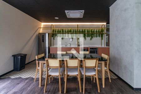 Studio à venda com 29m², 1 quarto e sem vagaÁrea comum - salão de festas