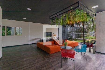 Studio à venda com 29m², 1 quarto e sem vagaÁrea comum - salão de festas