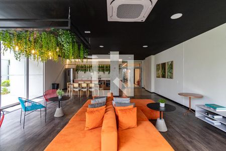 Studio à venda com 29m², 1 quarto e sem vagaÁrea comum - salão de festas