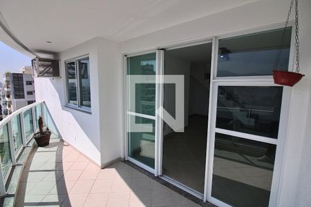 Varanda da Sala de apartamento à venda com 3 quartos, 156m² em Recreio dos Bandeirantes, Rio de Janeiro
