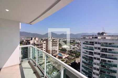 Varanda da Sala de apartamento à venda com 3 quartos, 156m² em Recreio dos Bandeirantes, Rio de Janeiro