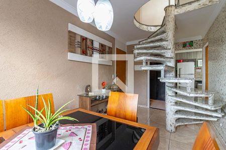 Sala de Jantar de apartamento à venda com 2 quartos, 104m² em Vila Lutécia, Santo André