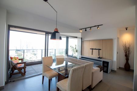 Sala de apartamento para alugar com 2 quartos, 81m² em Brooklin Paulista, São Paulo